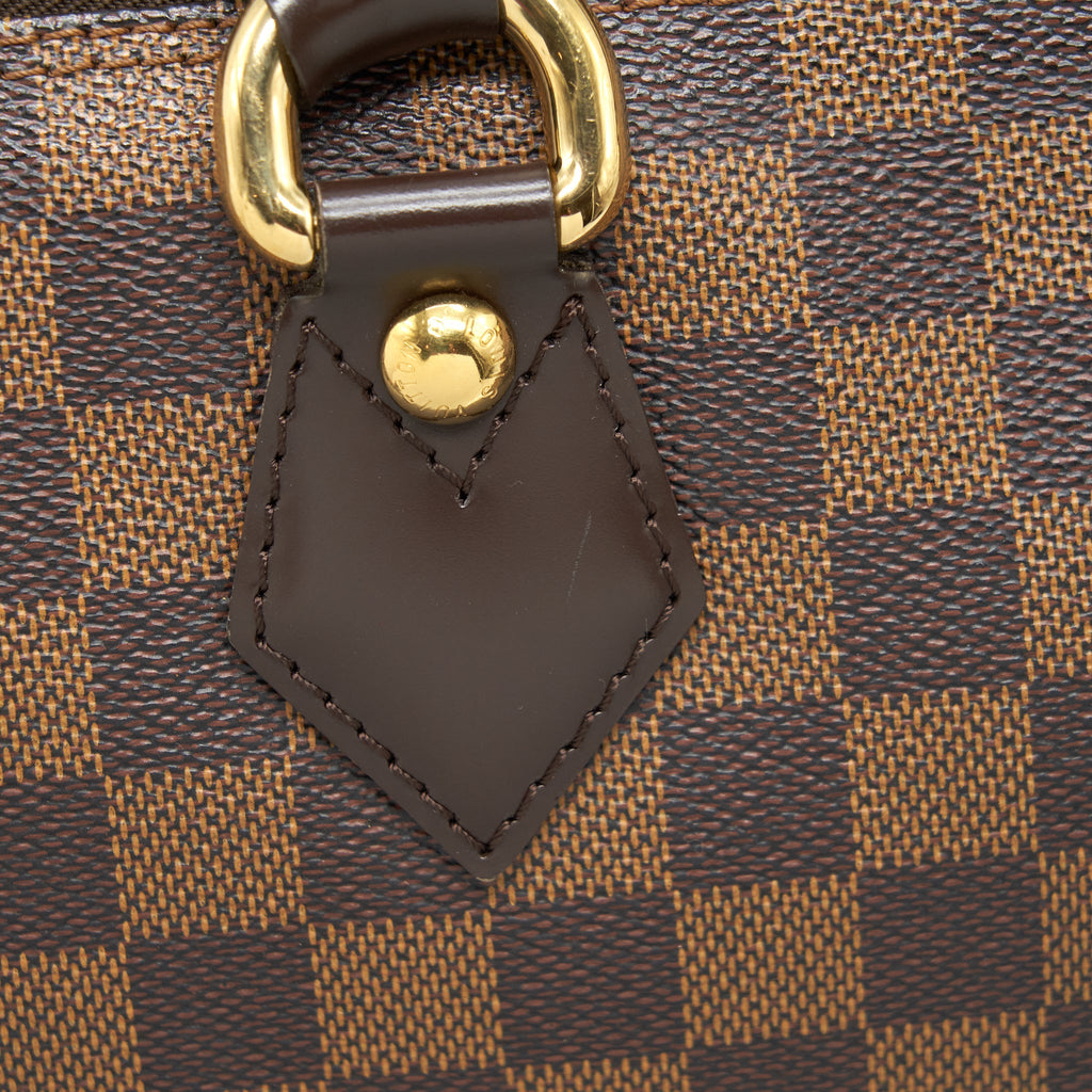 LOUIS VUITTON SALEYA TOTE BAG DAMIER EBENE CANVAS GHW