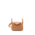HERMES MINI LINDY SWIFT GOLD/AMBER YELLOW SHW
