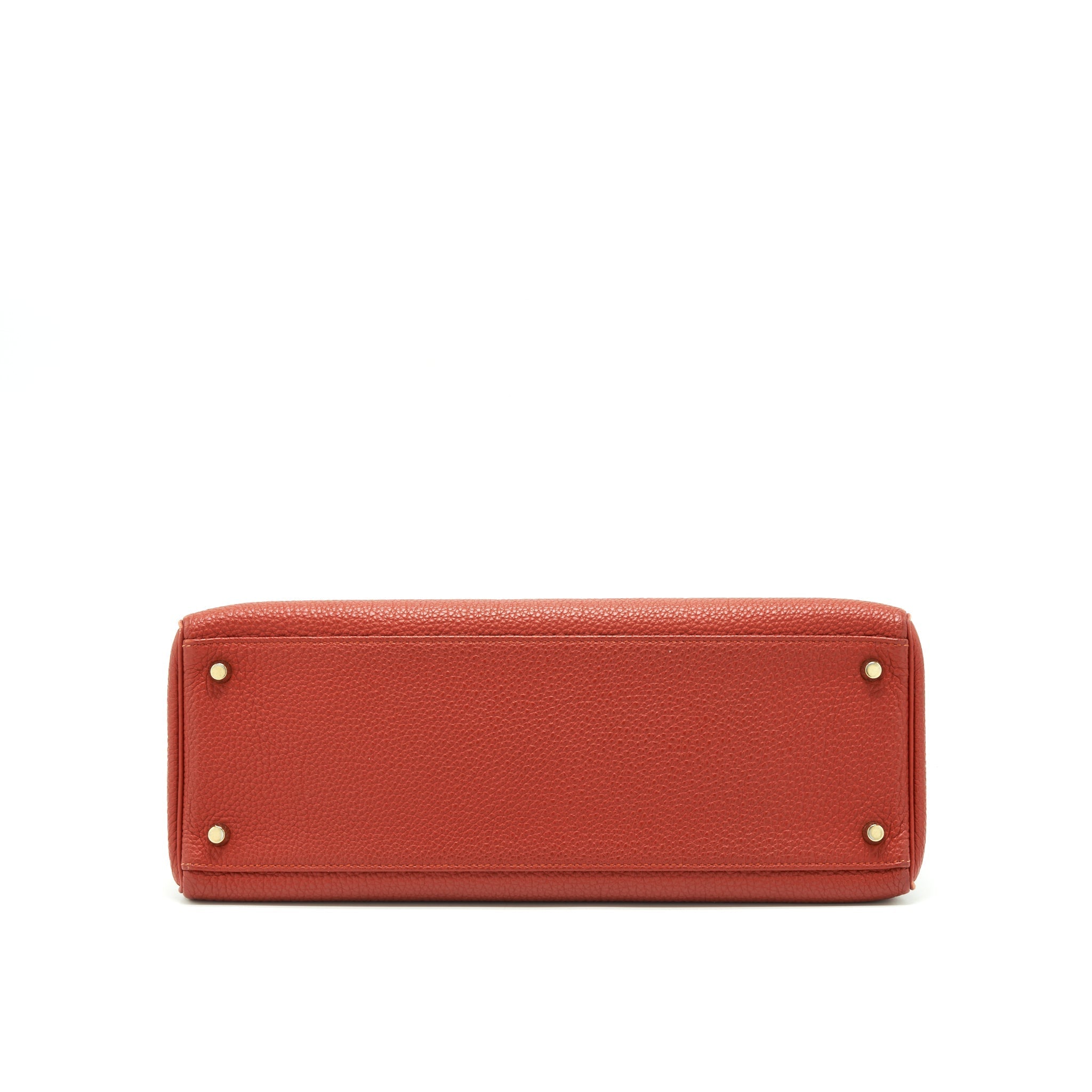 HERMES KELLY 35 TOGO VERMILLION GHW