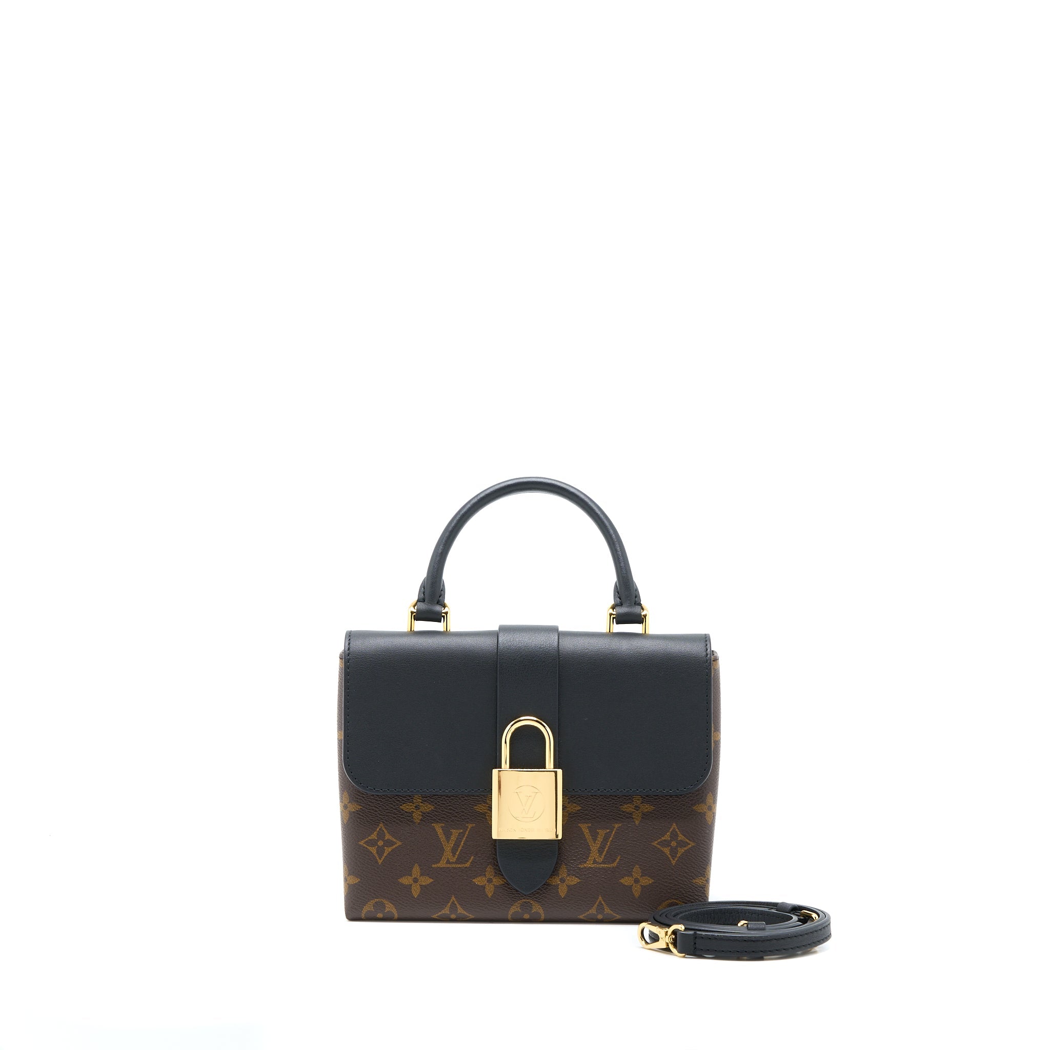 LOUIS VUITTON LOCKY BB MONOGRAM CANVAS/LEATHER BLACK GHW