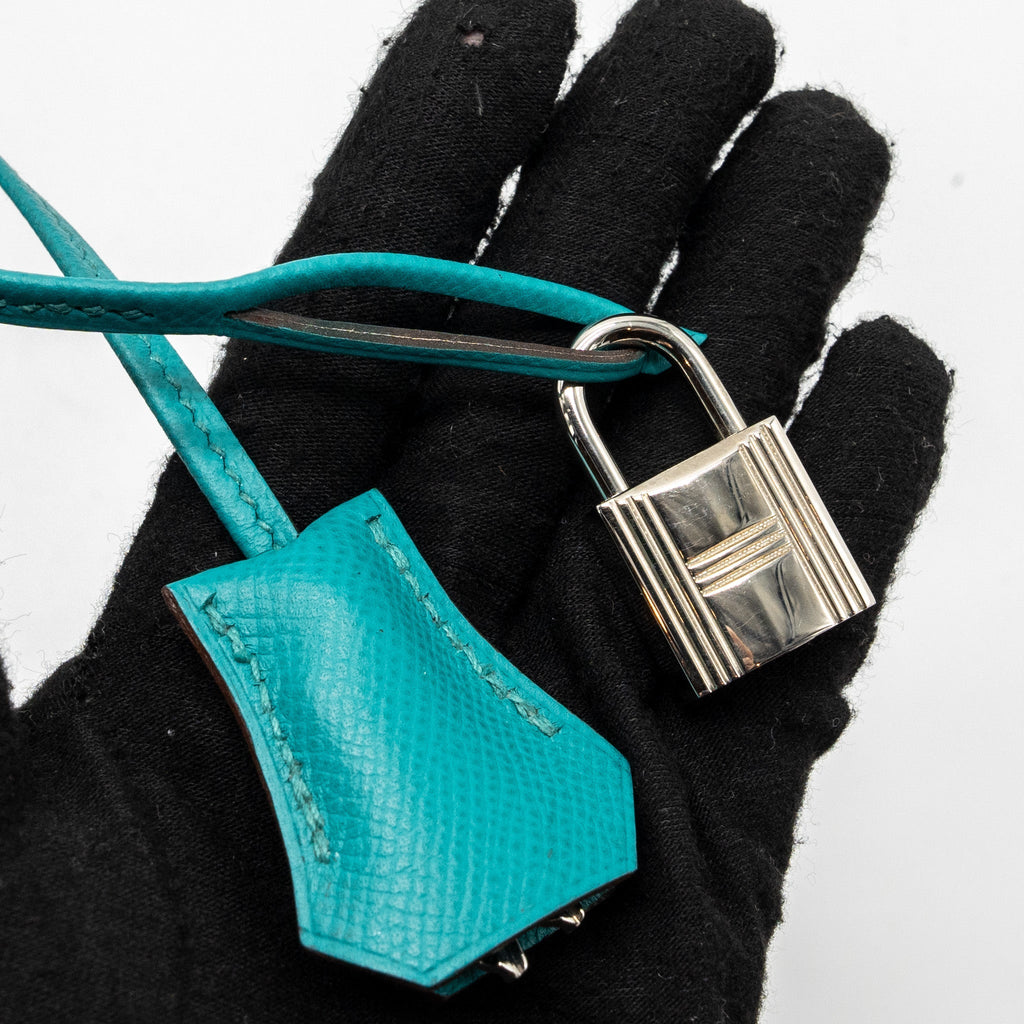 HERMES BIRKIN 35 EPSOM BLUE PAON SHW