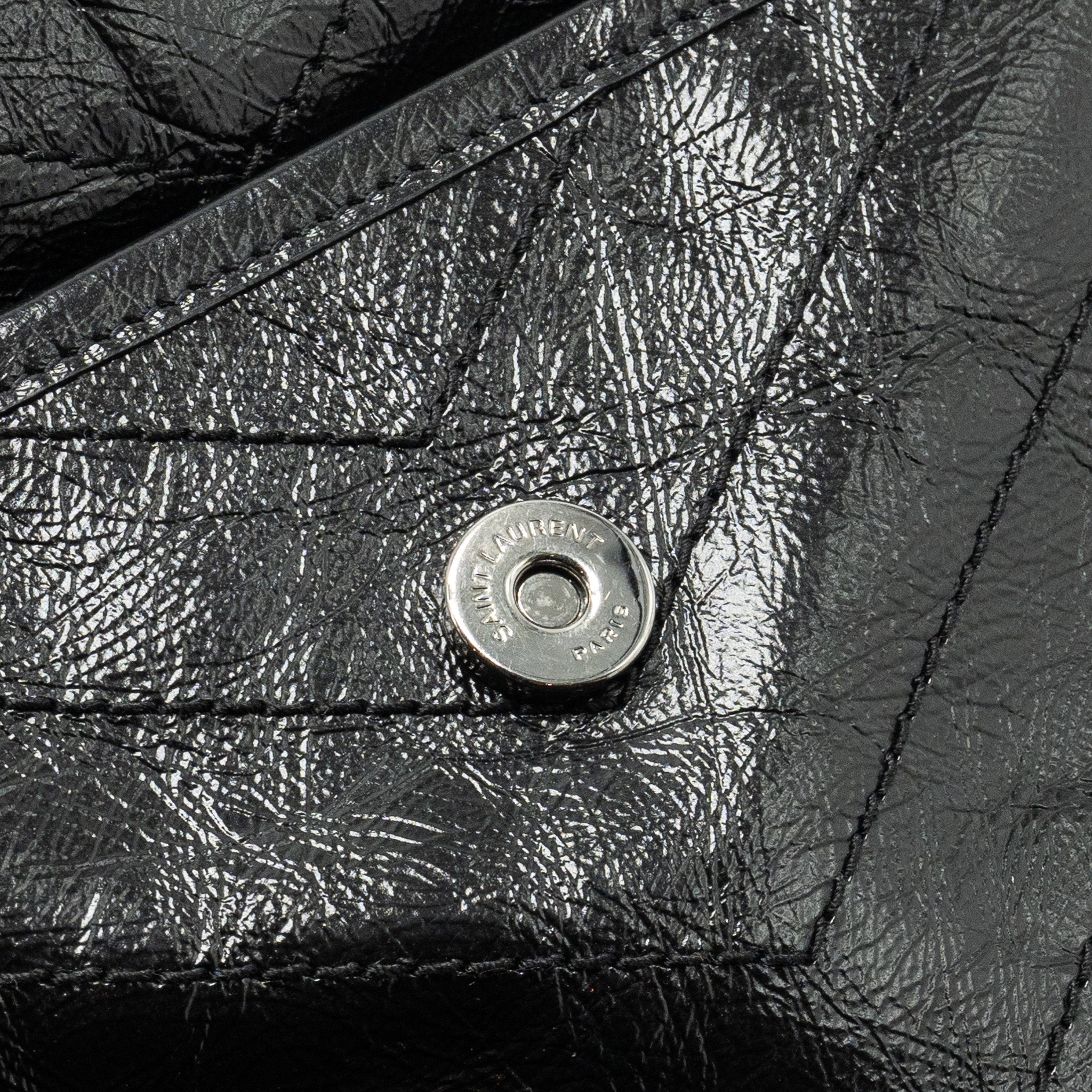 SAINT LAURENT/ YSL MEDIUM NIKI CALFSKIN BLACK SHW