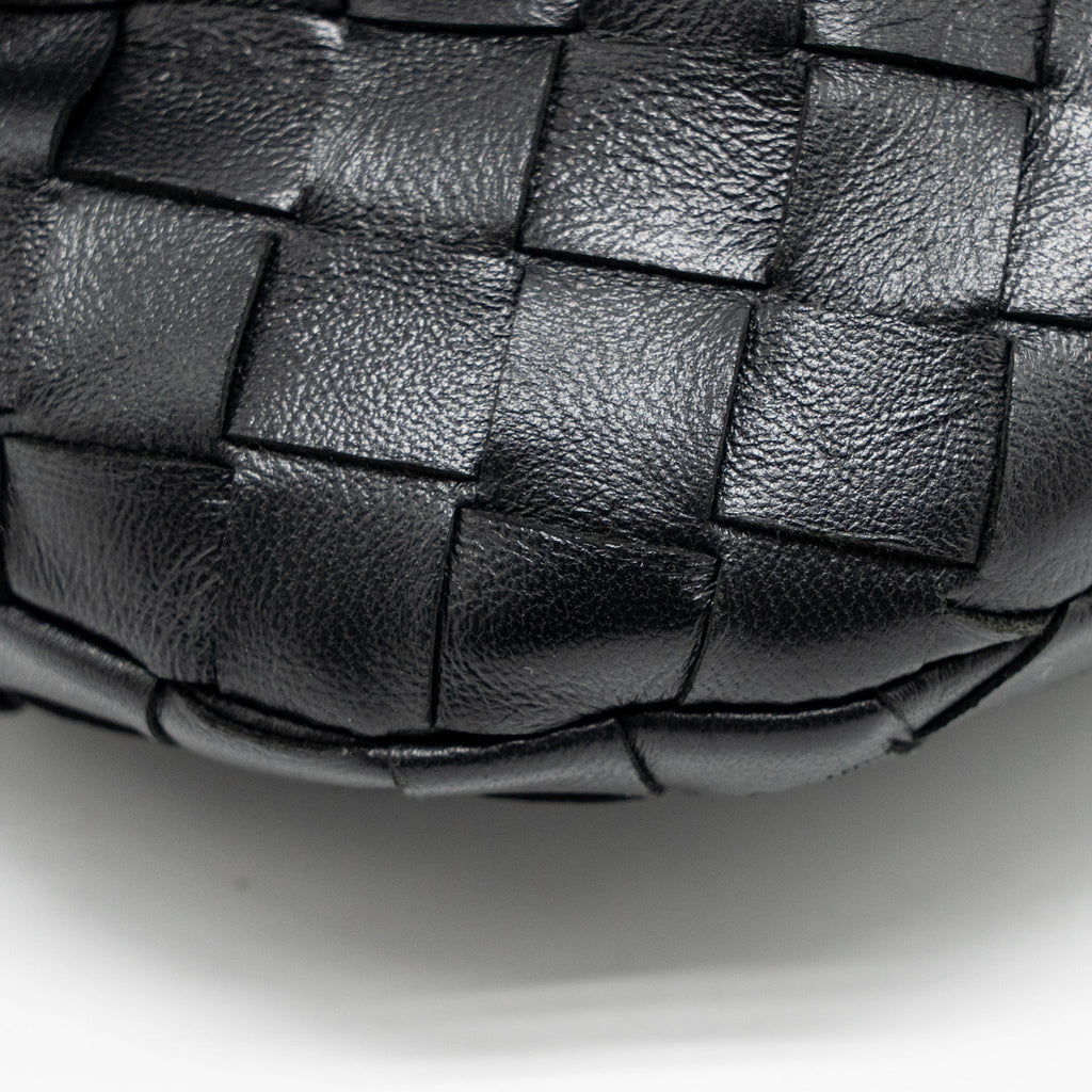 BOTTEGA VENETA CANDY JODIE BAG LAMBSKIN BLACK SHW