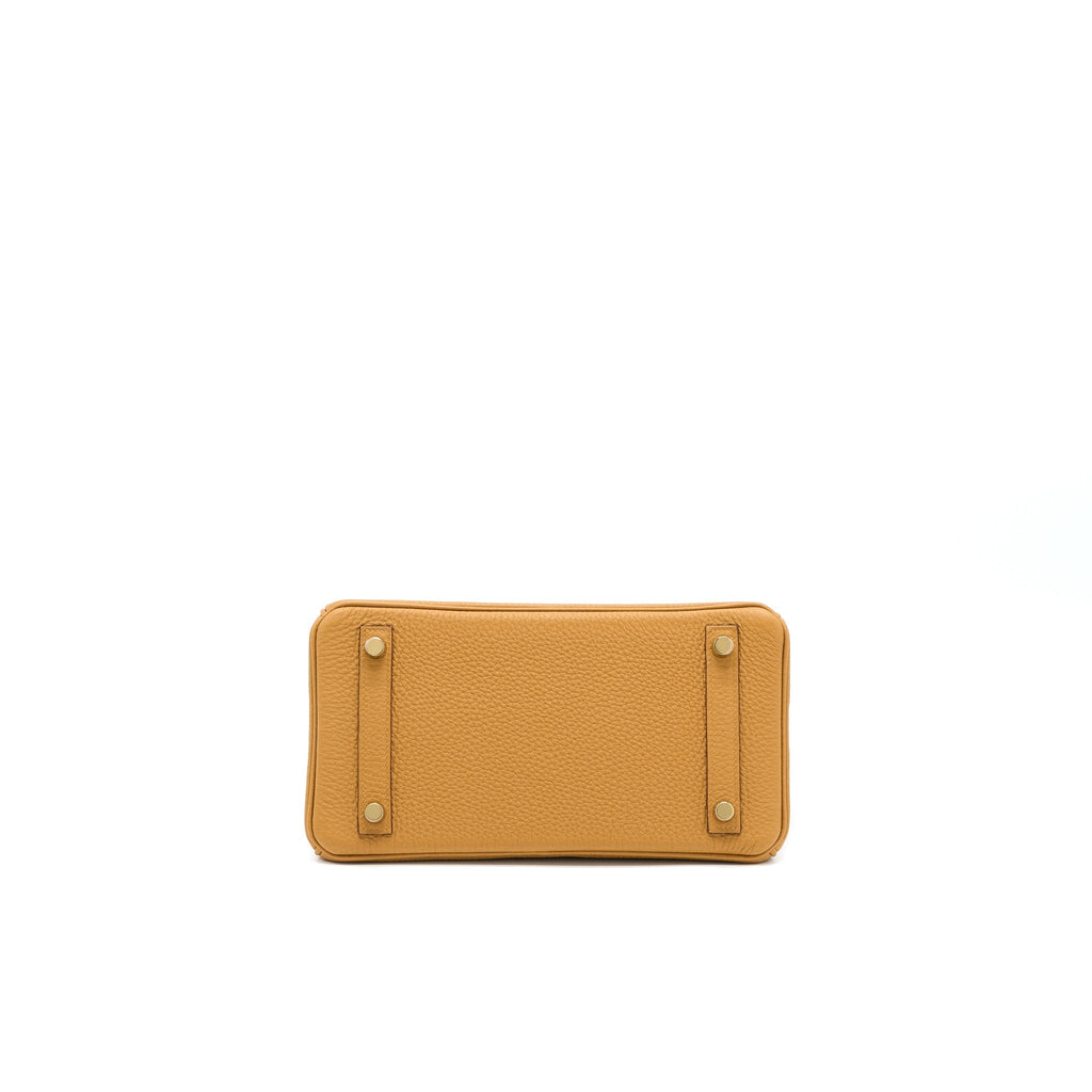 HERMES BIRKIN 25 TOUCH CROCODILE NILOTICUS/TOGO CARAMEL/TABAC CAMEL GHW
