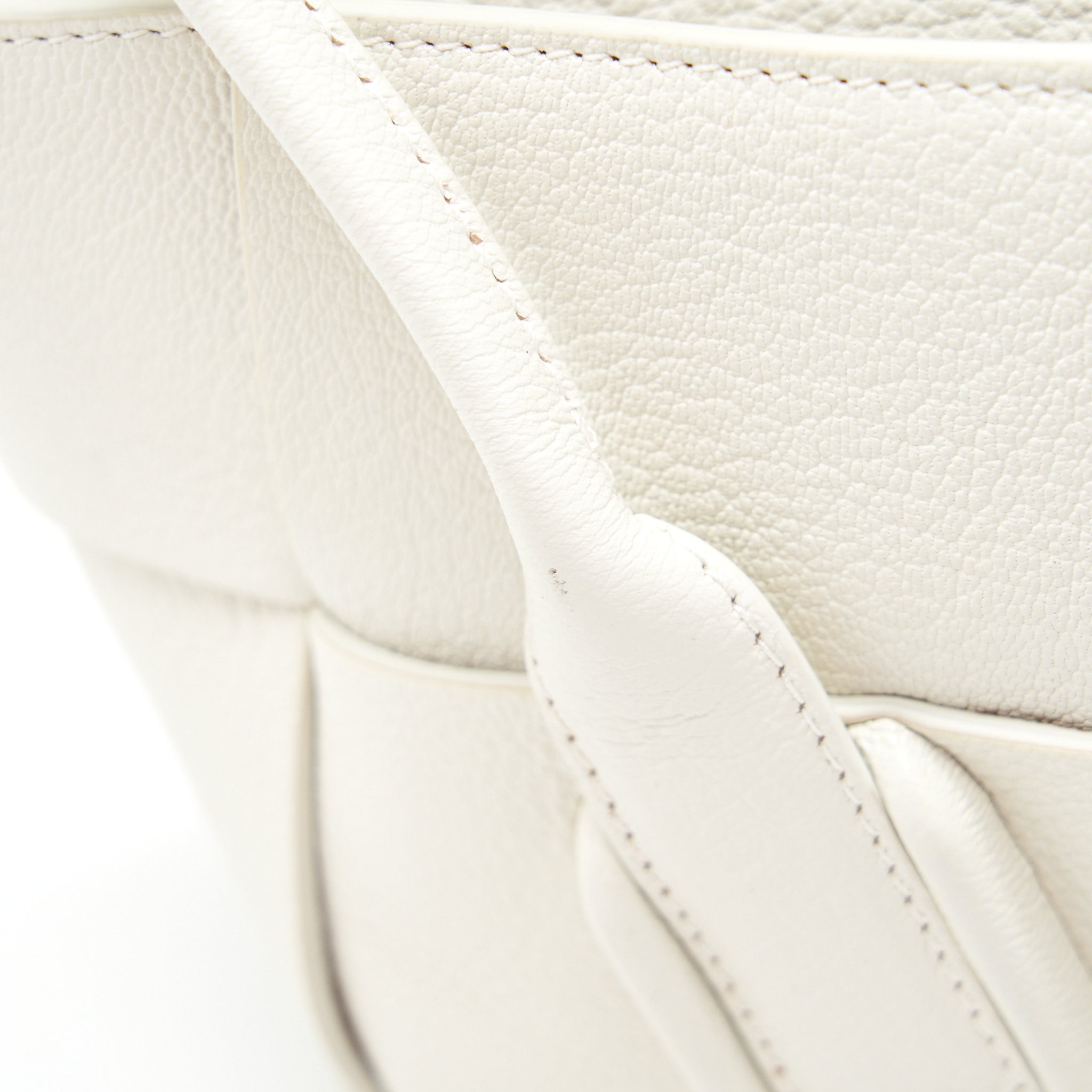 BOTTEGA VENETA MINI ARCO BAG WHITE