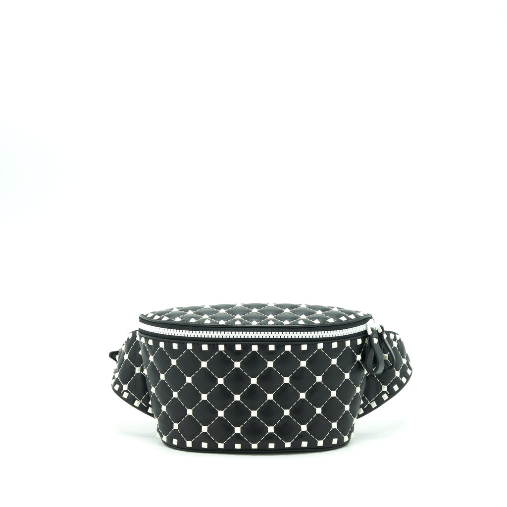 VALENTINO ROCKSTUD BELT BAG BLACK