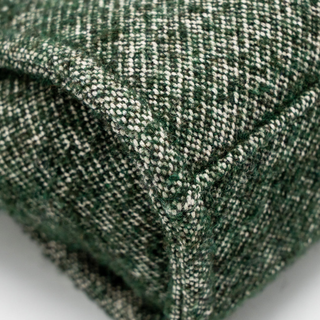 CHANEL SMALL SHOPPING TOTE BAG FABRIC/LEATHER GREEN/WHITE SHW (MICROCHIP)