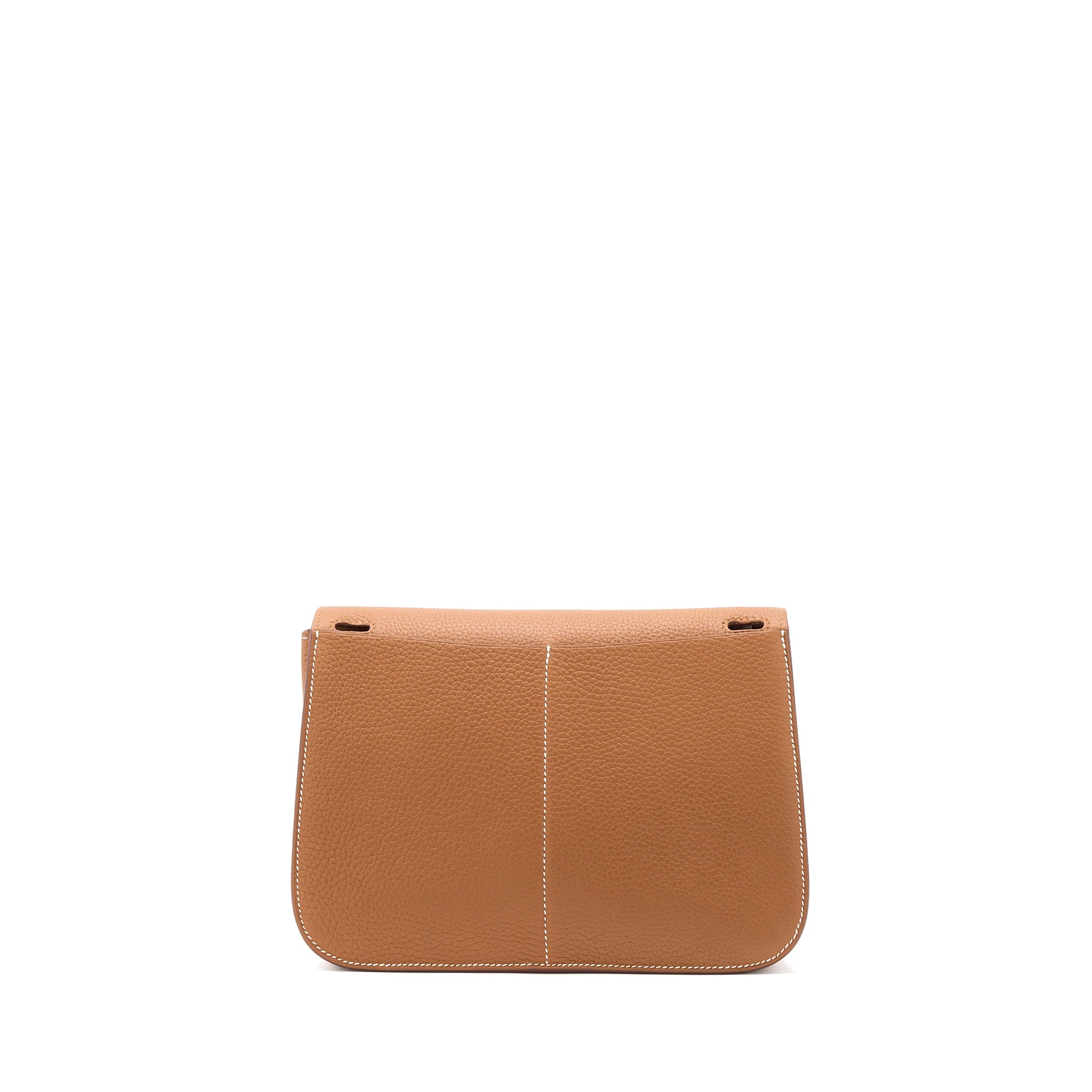 HERMES HALZAN 25 BAG CLEMENCE GOLD SHW
