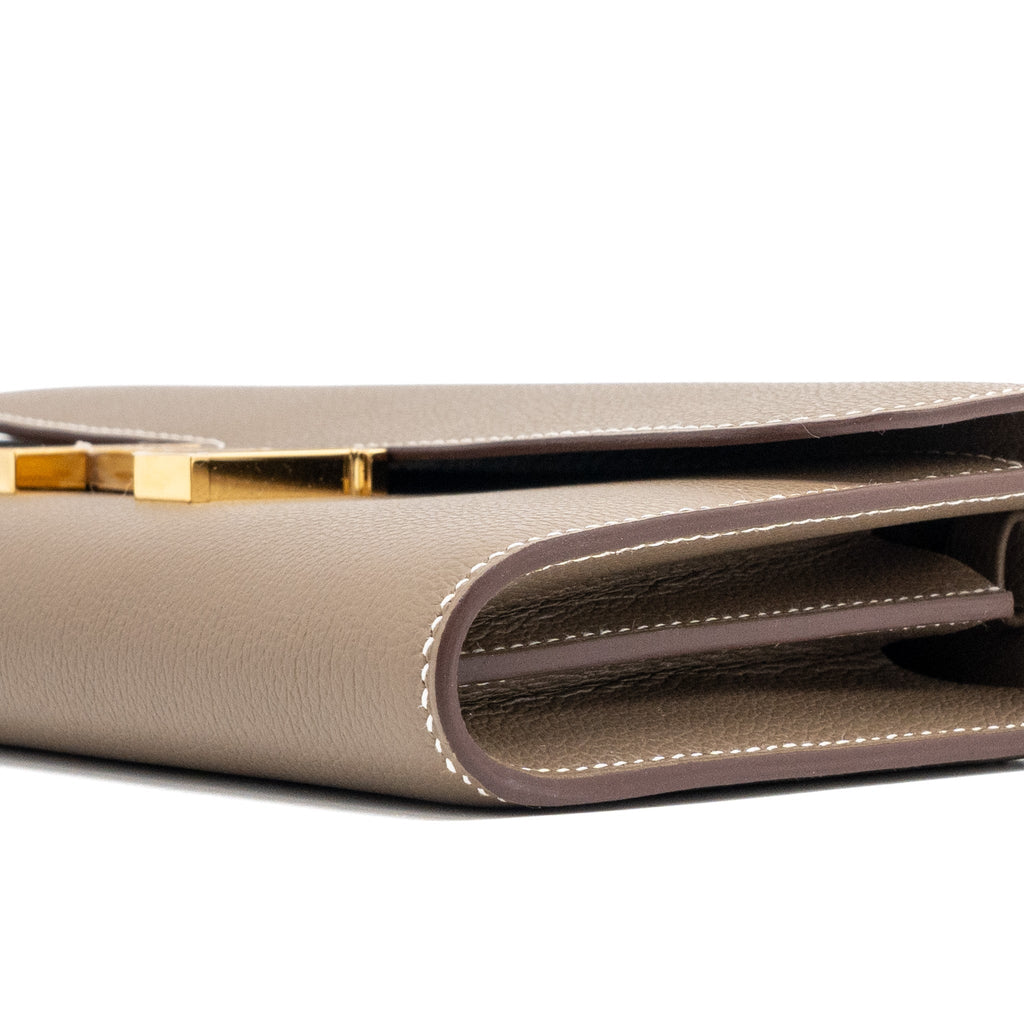 HERMES CONSTANCE TO GO EVERCOLOR ETOUPE GHW
