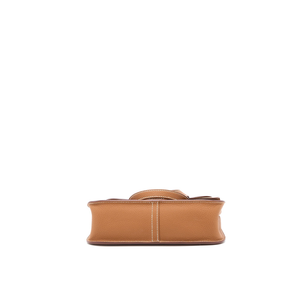 HERMES HALZAN 25 BAG CLEMENCE GOLD SHW