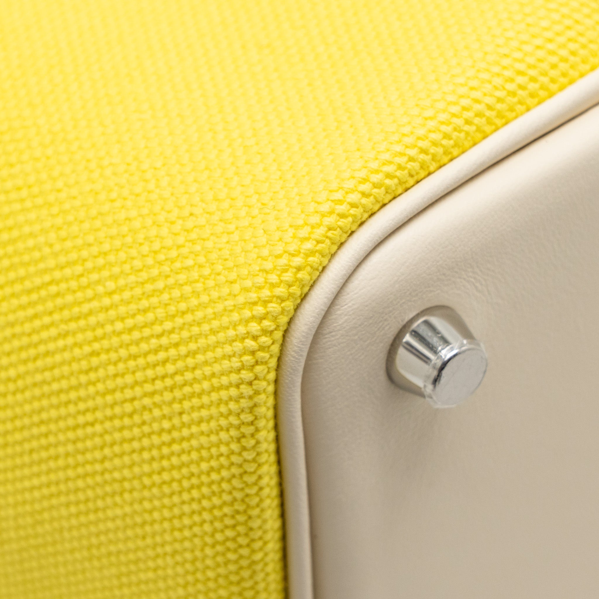 HERMES CARGO PICOTIN 18 LOCK BAG CANVAS/SWIFT JAUNE CITRON/NATA SHW