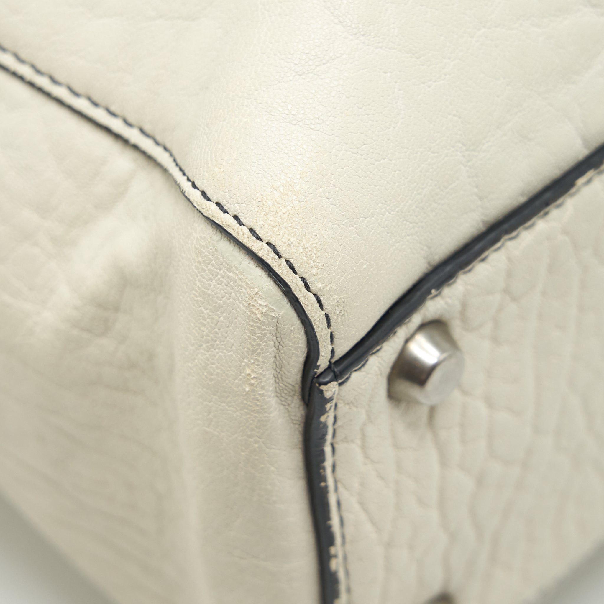 DIOR DIORISSIMO TOTE BAG WHITE MULTICOLOUR HARDWARE