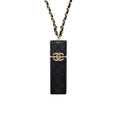CHANEL LIPSTICK CASE ON CHAIN LAMBSKIN BLACK LGHW