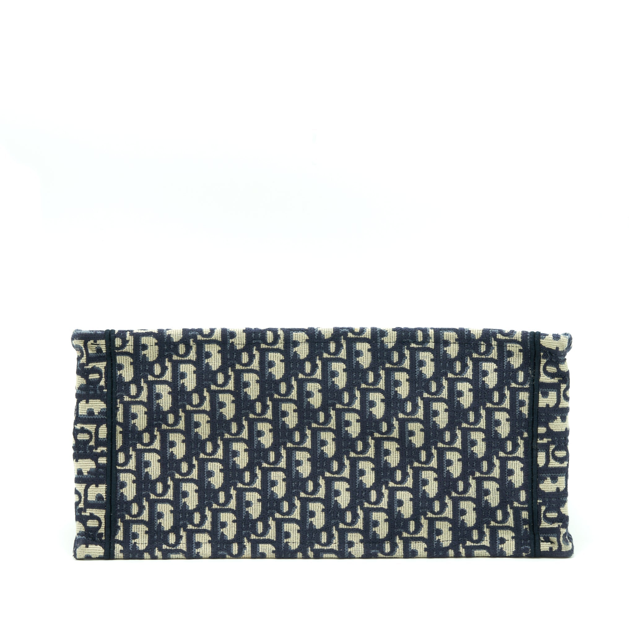 DIOR SMALL BOOK TOTE BAG BLUE OBLIQUE JACQUARD