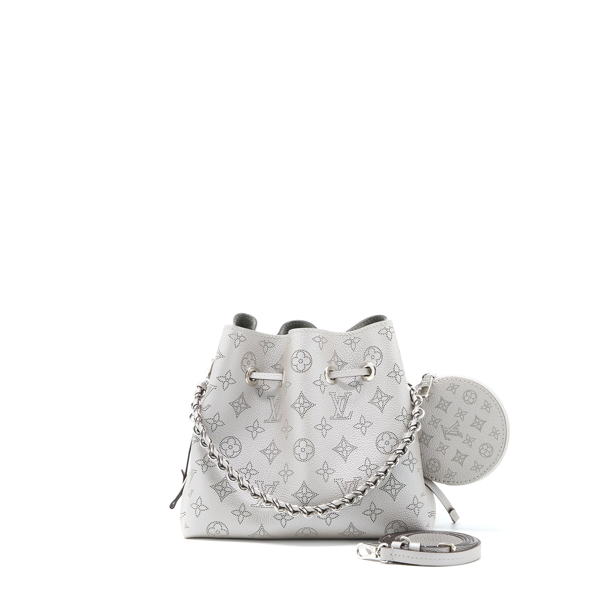 LOUIS VUITTON BELLA BUCKET BAG CALFSKIN SILVER SHW (NEW VERSION)