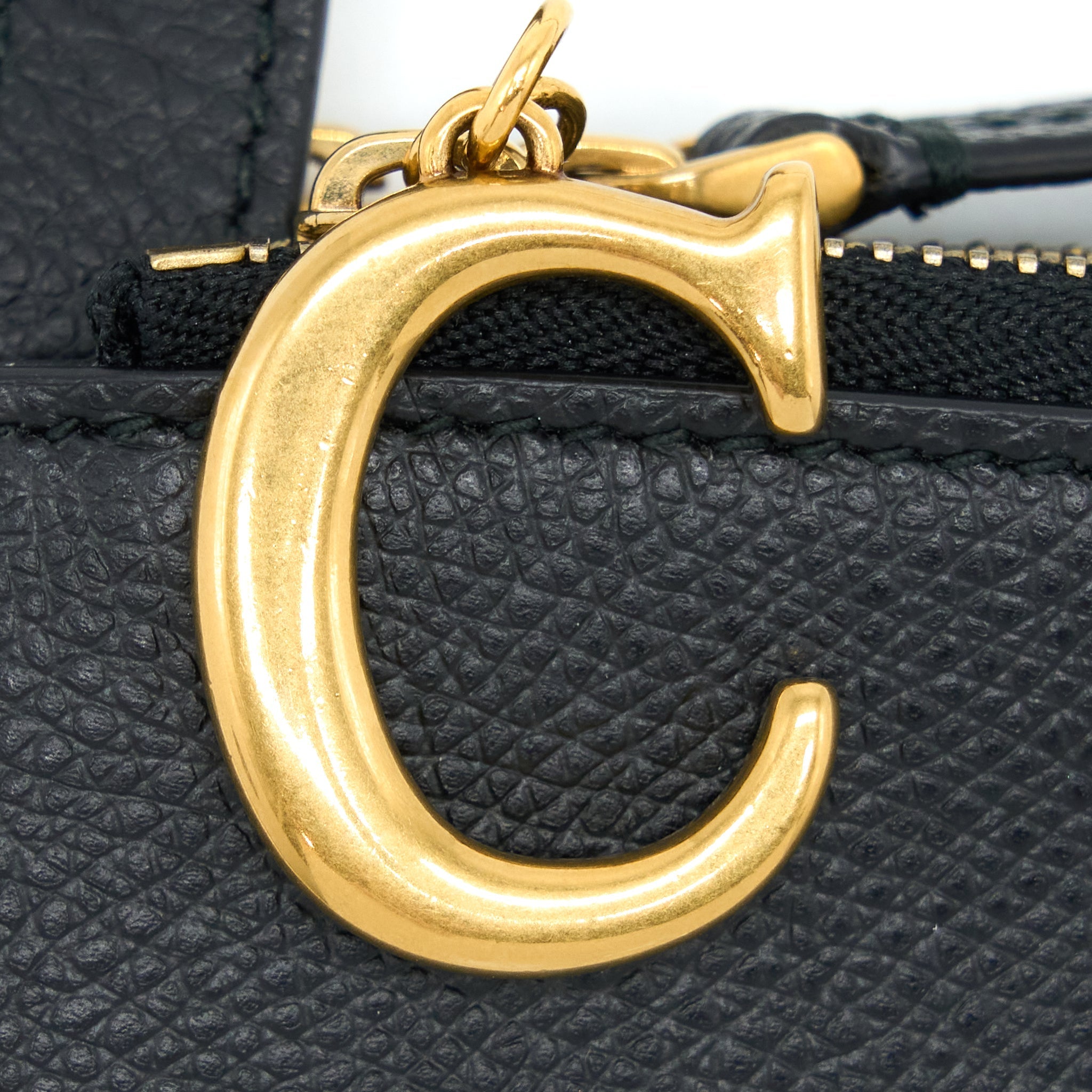 DIOR SADDLE TRIO CROSSBODY POUCH CALFSKIN BLACK GHW