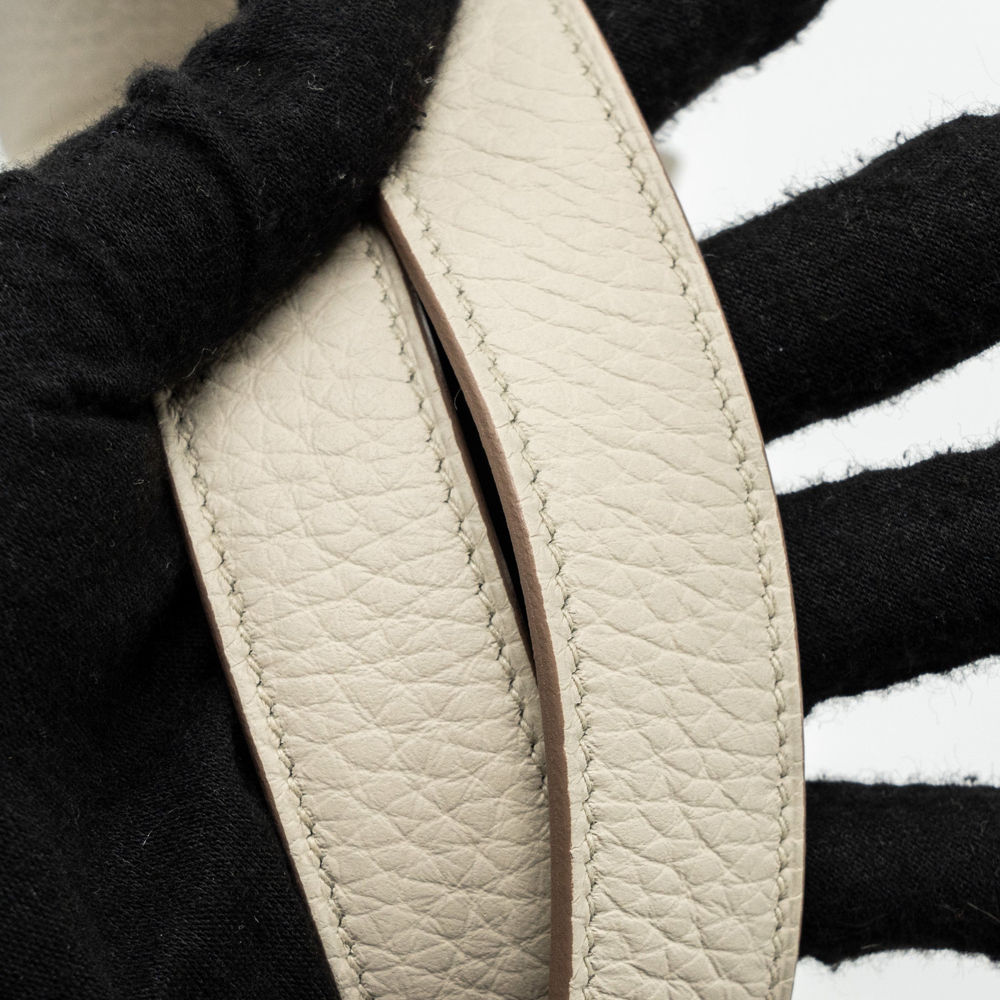 HERMES MINI LINDY CLEMENCE BETON GHW