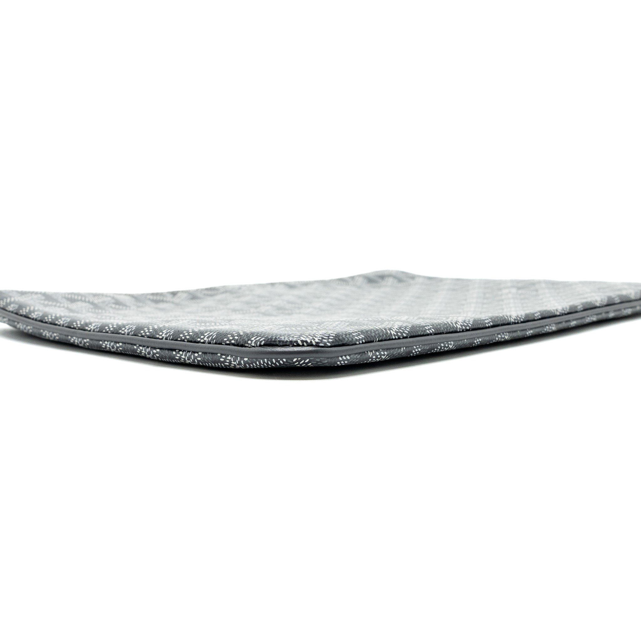 GOYARD SENAT MM POUCH GOYARDLINE CANVAS GREY SHW