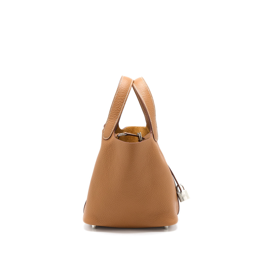 HERMES PICOTIN 18 LOCK BAG CLEMENCE GOLD SHW