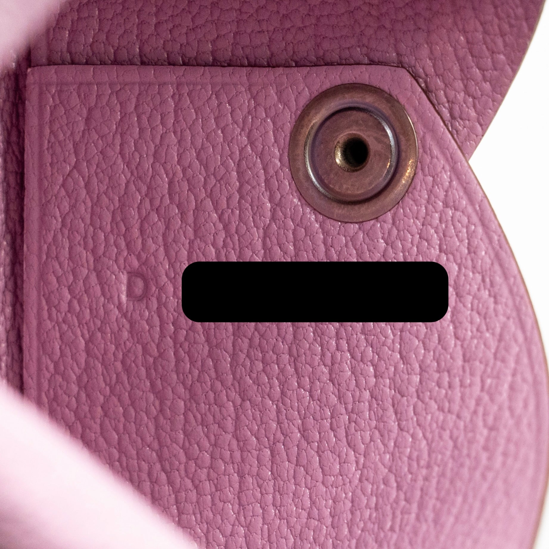 HERMES CALVI CARD HOLDER CHÈVRE MYSORE MAUVE SYLVESTRE SHW