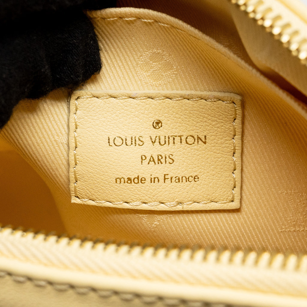 LOUIS VUITTON OVER THE MOON MONOGRAM BUBBLEGRAM CALFSKIN LIGHT YELLOW GHW