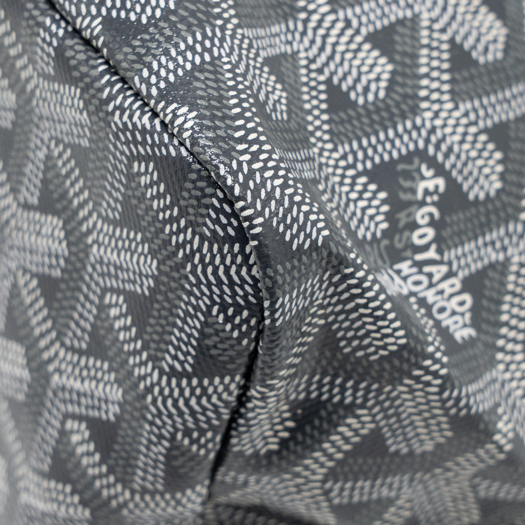 GOYARD BOHEME HOBO BAG PM GOYARDINE CANVAS GRIS SHW