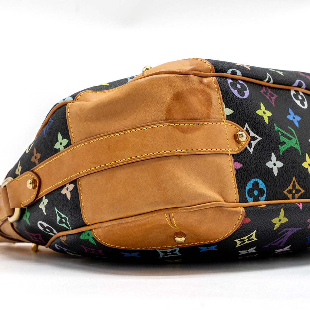 LOUIS VUITTON GRETA BAG MONOGRAM MULTICOLOR BLACK GHW