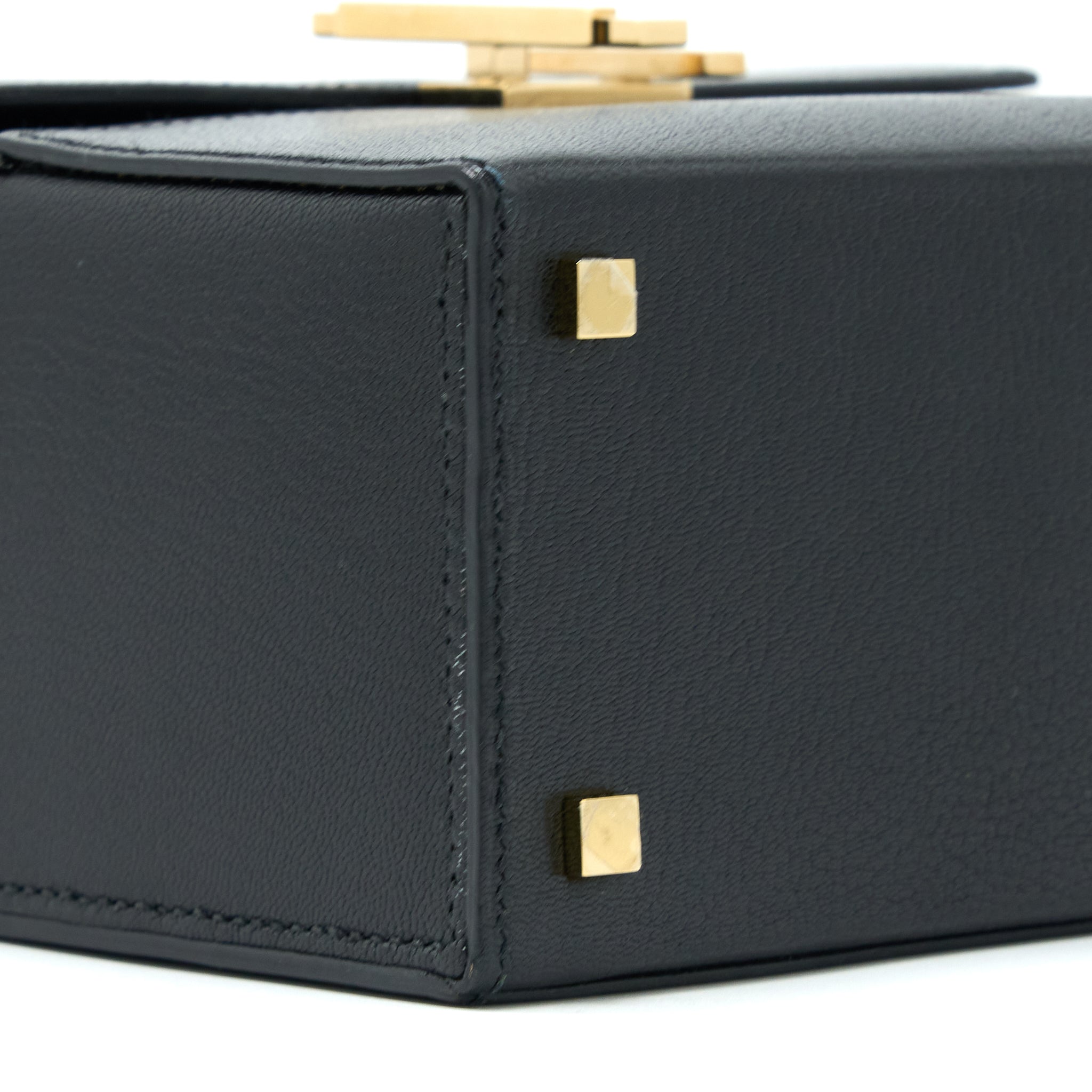 HERMES CINHETIC BAG CHEVRE CHAMKILA BLACK GHW