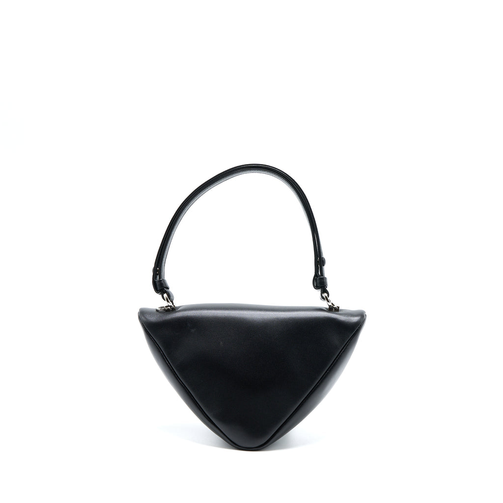 PRADA PADDED NAPPA TRIANGLE BAG BLACK SHW