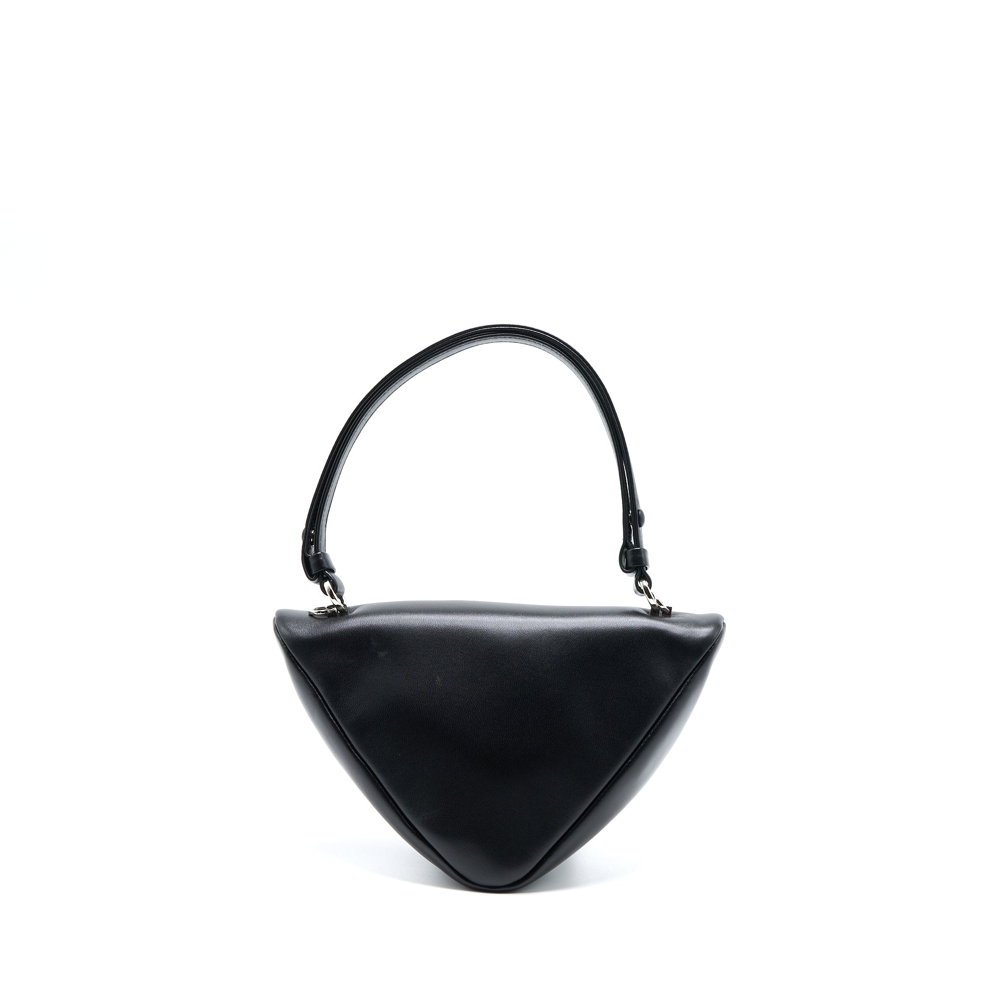 PRADA PADDED NAPPA TRIANGLE BAG BLACK SHW