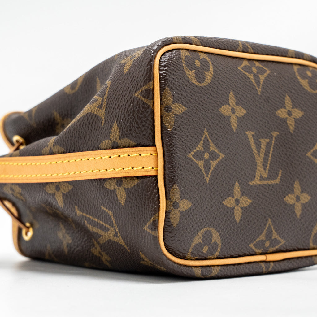 LOUIS VUITTON NANO NOE MONOGRAM CANVAS GHW