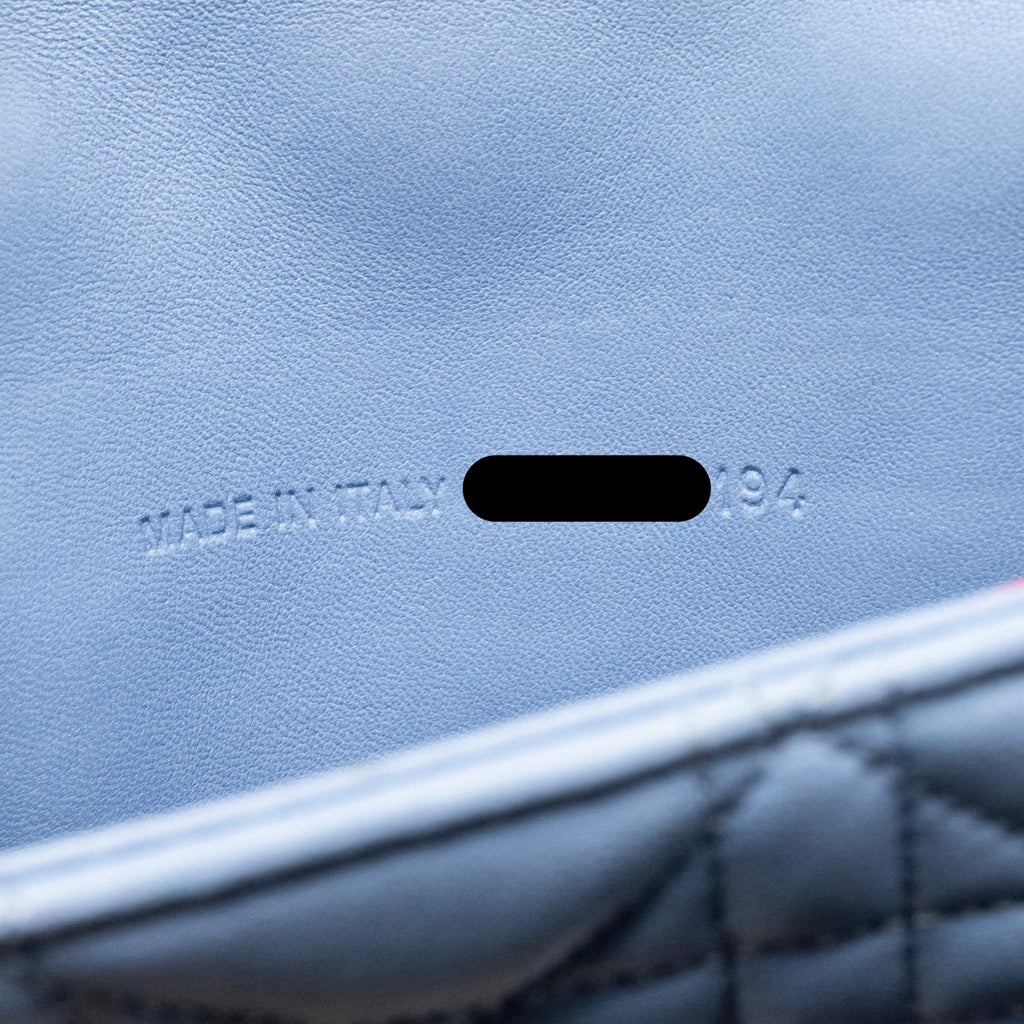DIOR MISS DIOR CROSSBODY BAG LAMBSKIN LIGHT BLUE SHW