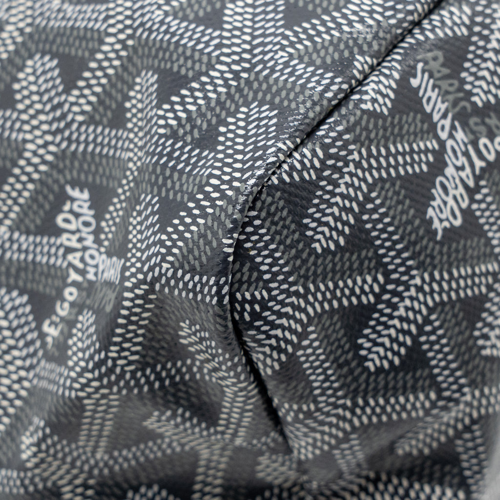 GOYARD BOHEME HOBO BAG PM GOYARDINE CANVAS GRIS SHW