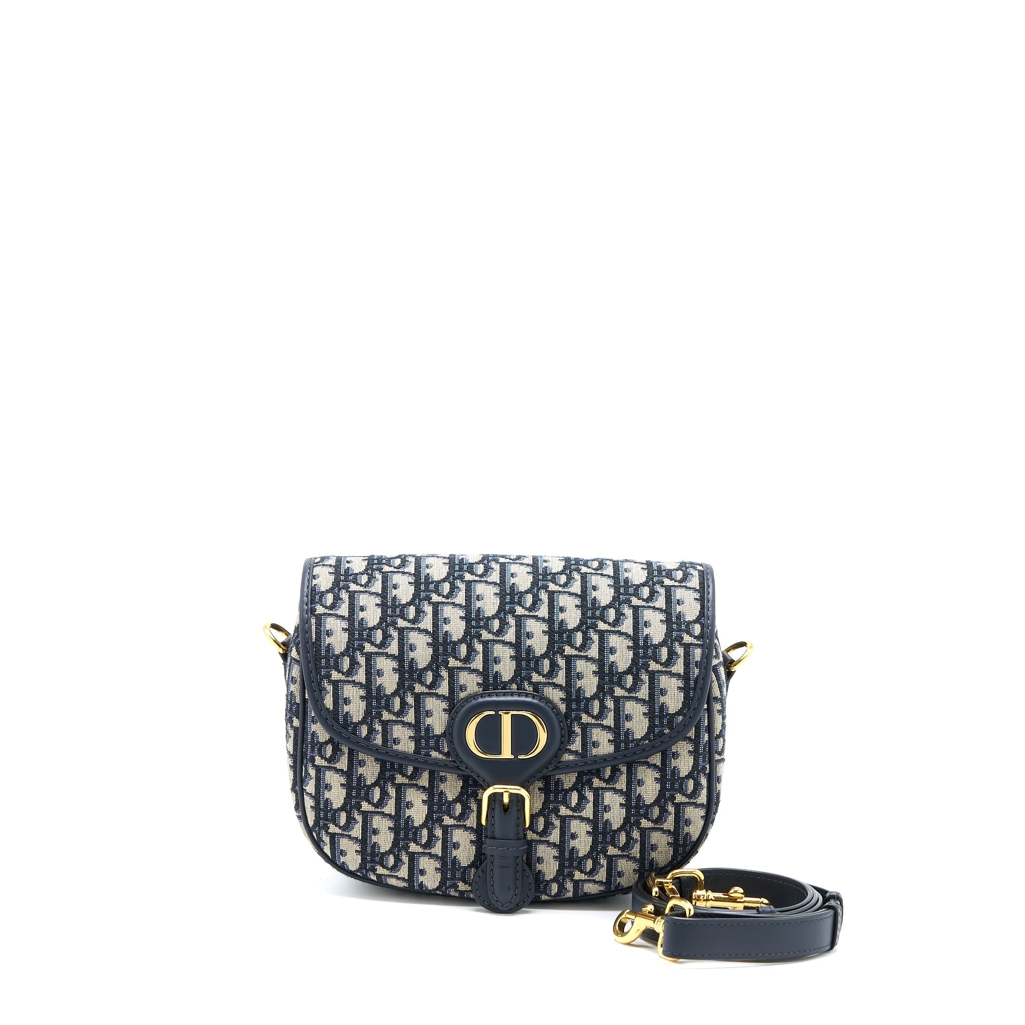 DIOR MEDIUM BOBBY BAG BLUE DIOR OBLIQUE JACQUARD GHW