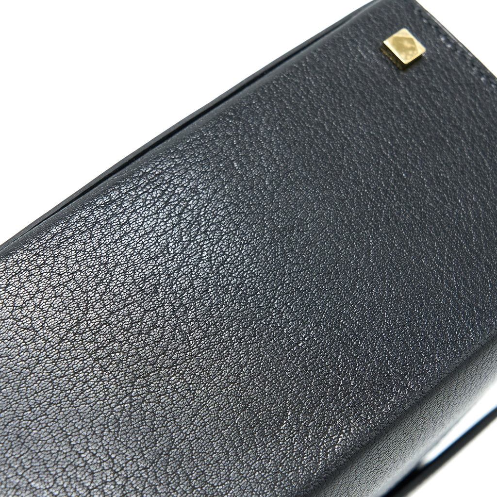 HERMES CINHETIC BAG CHEVRE CHAMKILA BLACK GHW