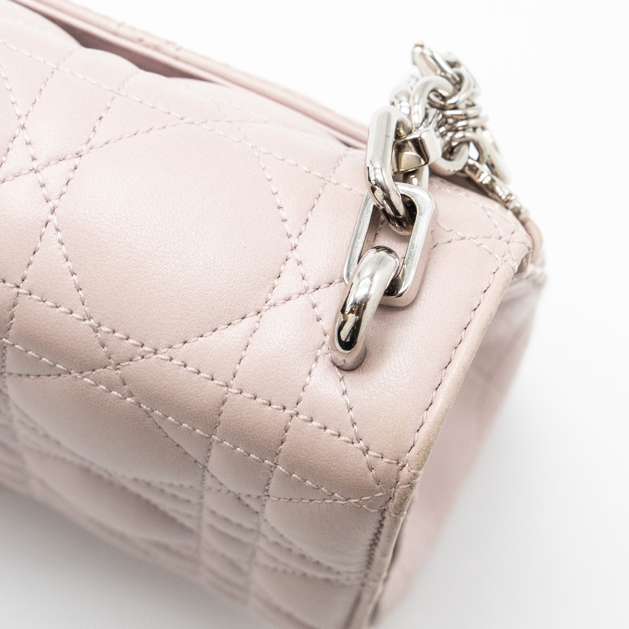 DIOR MISS DIOR SHOULDER BAG LAMBSKIN LIGHT PINK SHW