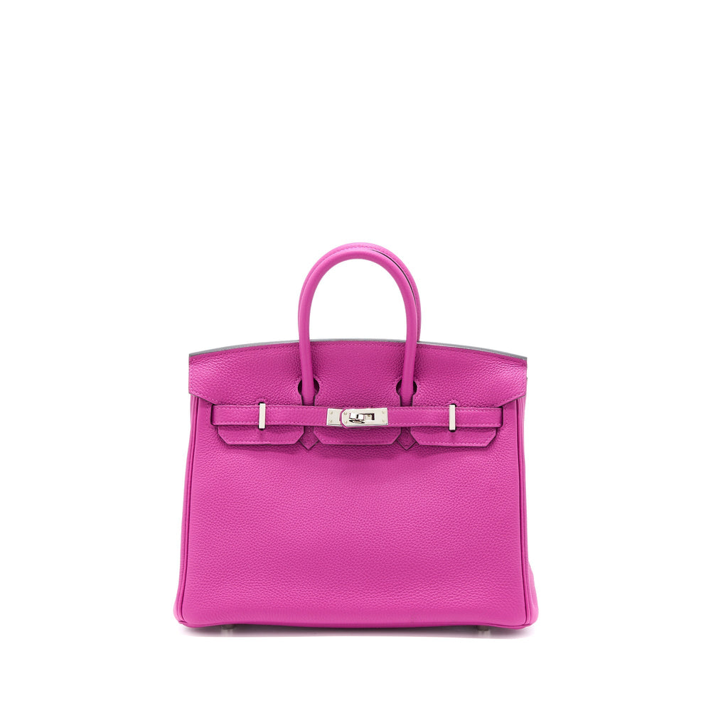 HERMES BIRKIN 25 TOGO ROSE PURPLE SHW