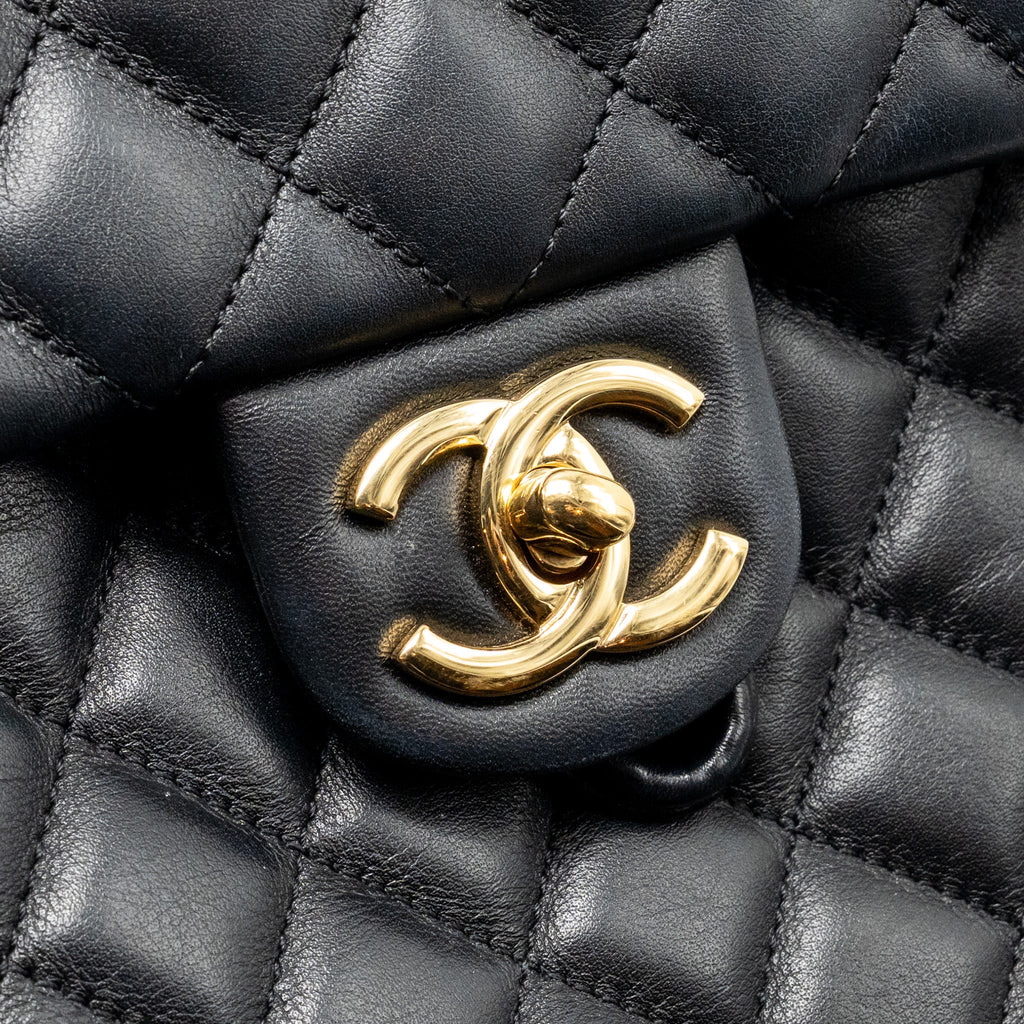 CHANEL SMALL URBAN SPIRIT QUILTED BACKPACK CALFSKIN BLACK GHW