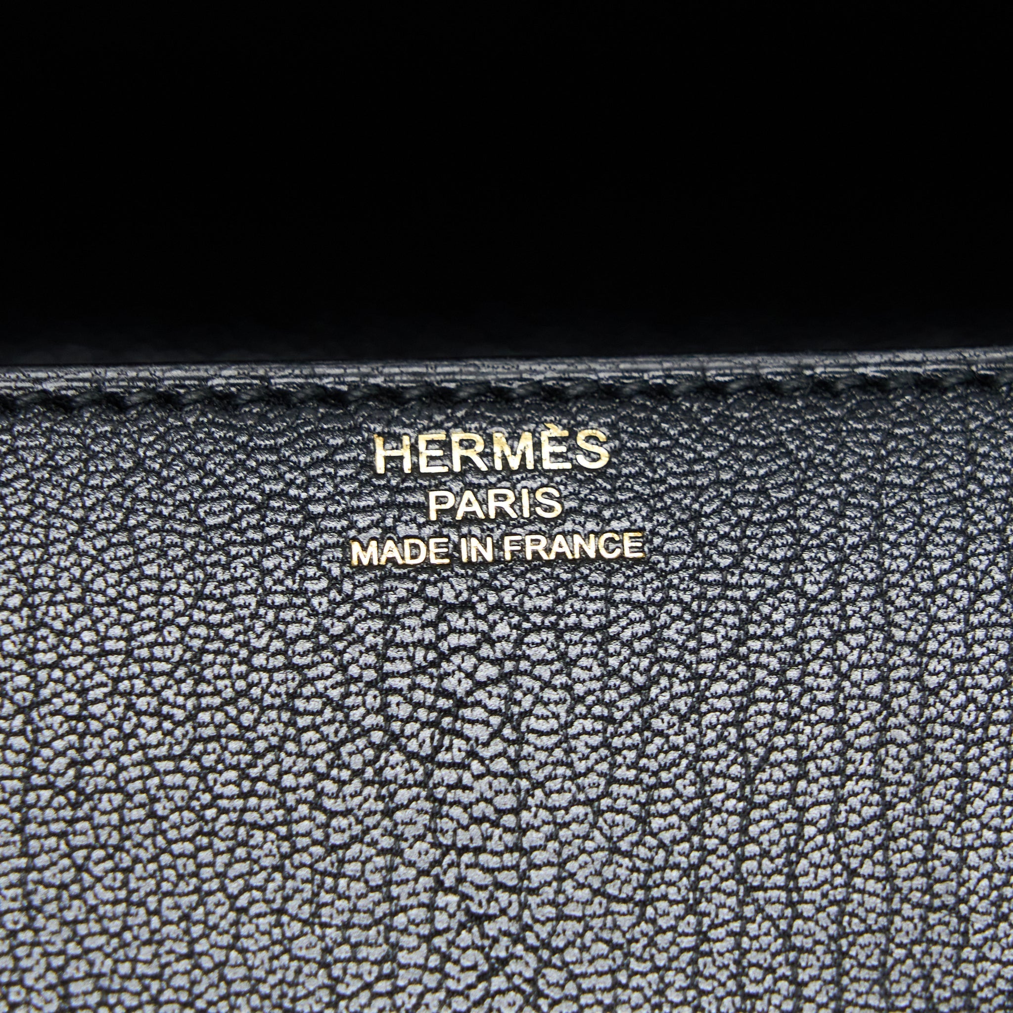 HERMES CINHETIC BAG CHEVRE CHAMKILA BLACK GHW