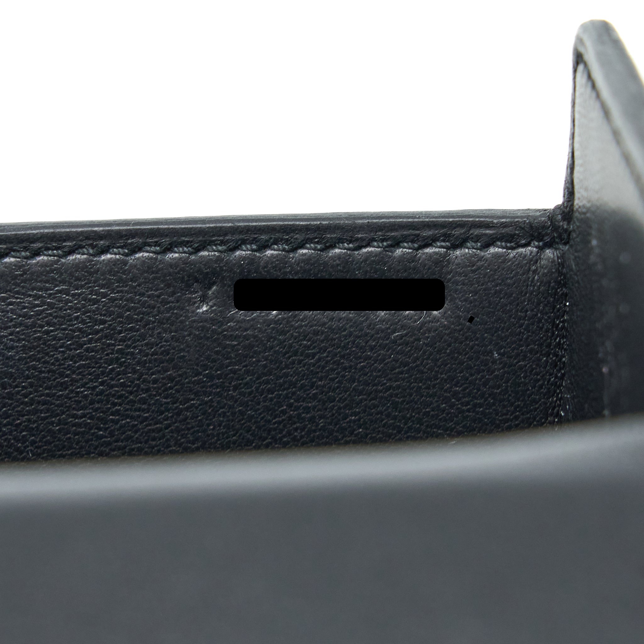 HERMES CINHETIC BAG CHEVRE CHAMKILA BLACK GHW