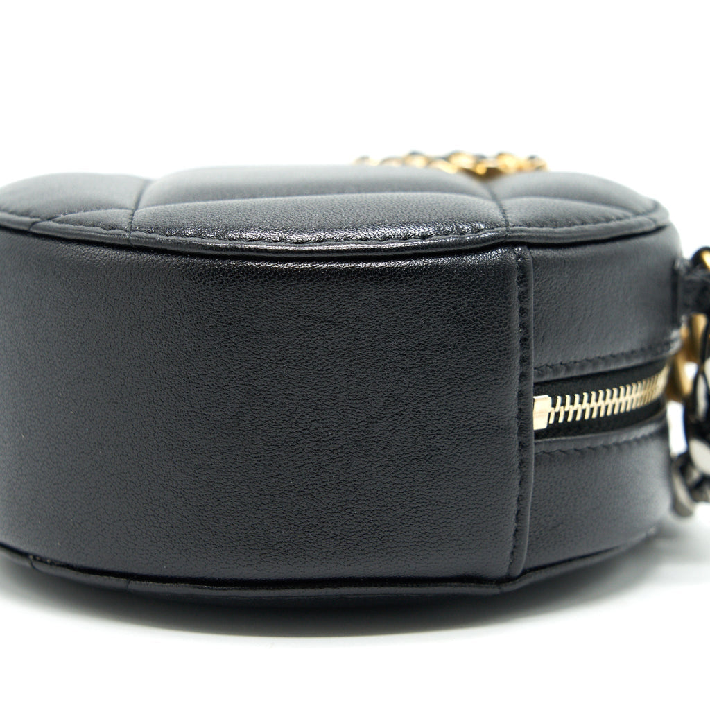 CHANEL 19 CLUTCH WITH CHAIN IN BLACK