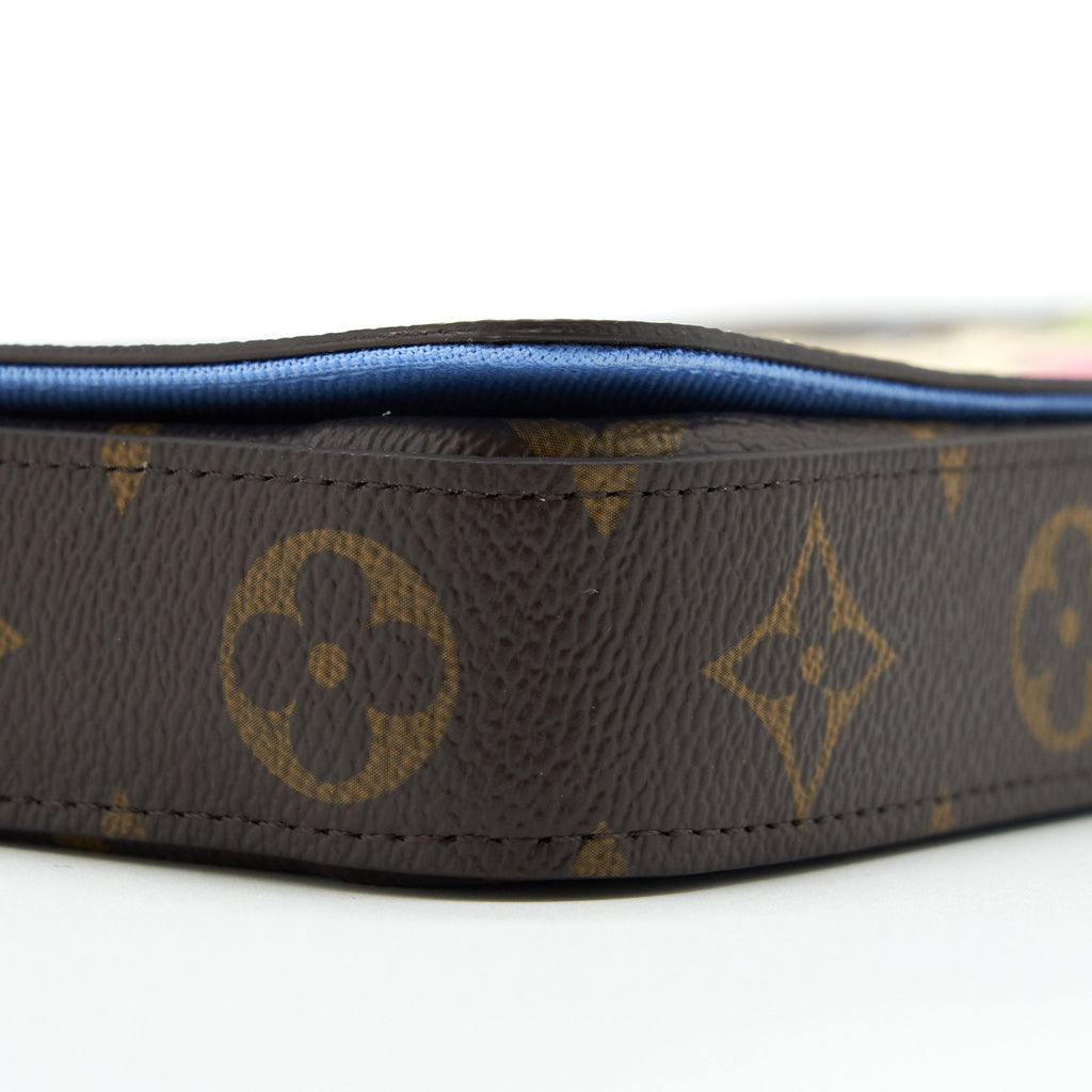 LOUIS VUITTON FELICIE POCHETTE LIMITED EDITION MONOGRAM CANVAS GHW