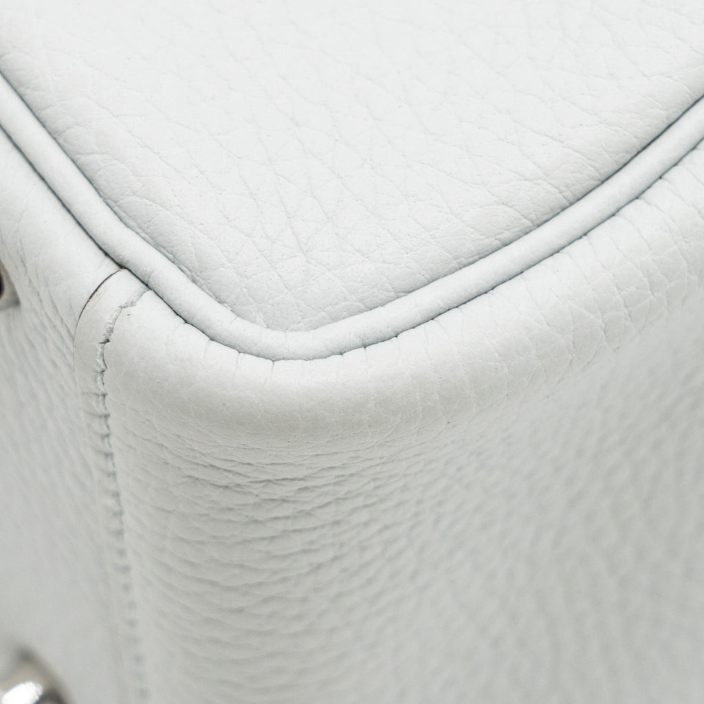 HERMES MINI LINDY CLEMENCE BLUE PALE SHW