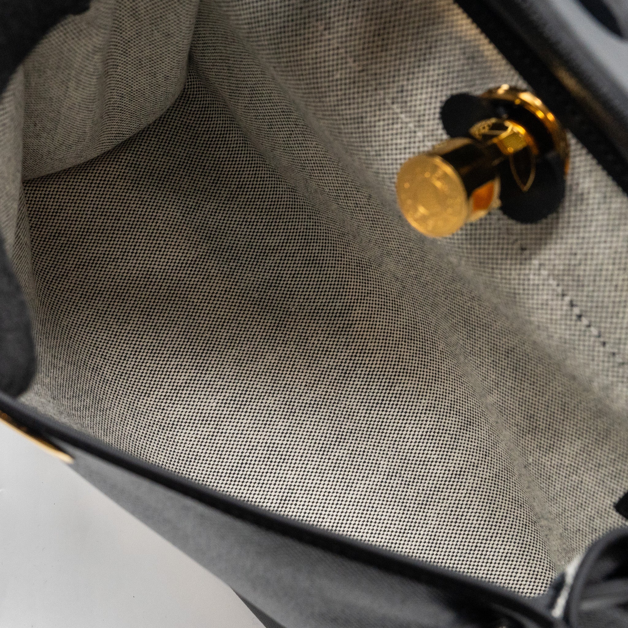 HERMES HERBAG 31 WITH BERLINE CANVAS AND HUNTER IN BLACK GHW