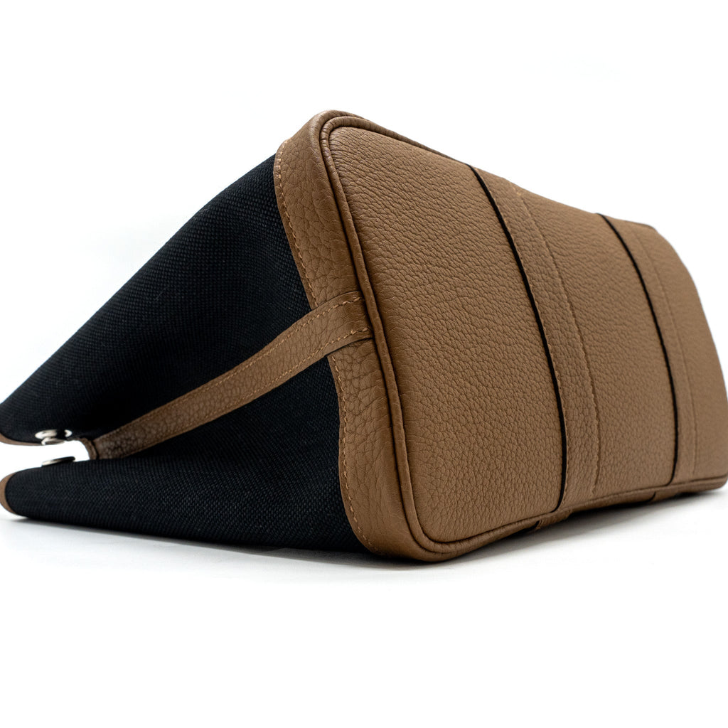 HERMES GARDEN PARTY 30 CANVAS/NEGONDA ALEZAN/BLACK SHW