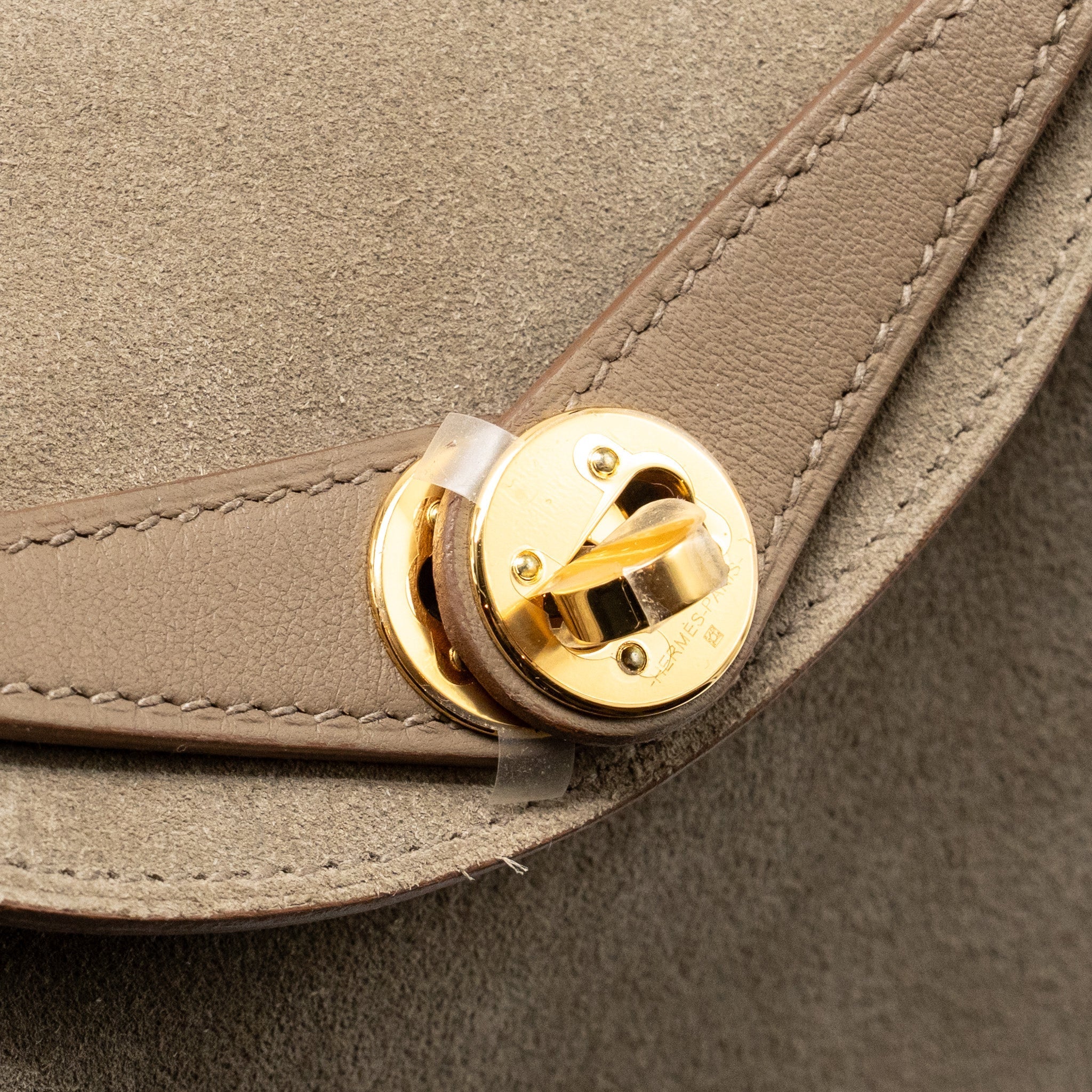HERMES MINI LINDY GRIZZLY/SWIFT GRIS CAILLOU/ETOUPE GHW
