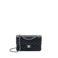CHANEL SMALL CLASSIC FLAP BAG CAVIAR BLACK SHW(MICROCHIP)