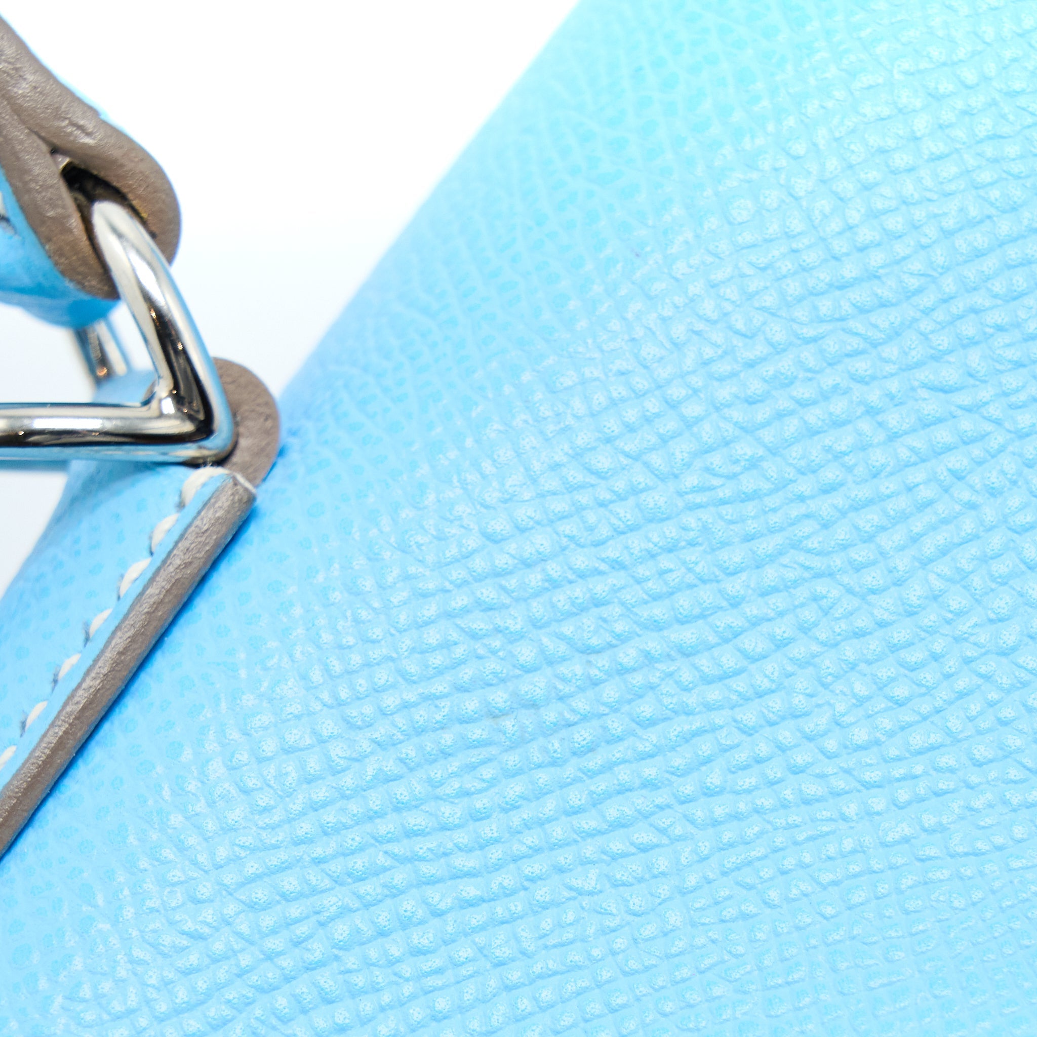HERMES KELLY 35 EPSOM 7N BLUE CELESTE SHW