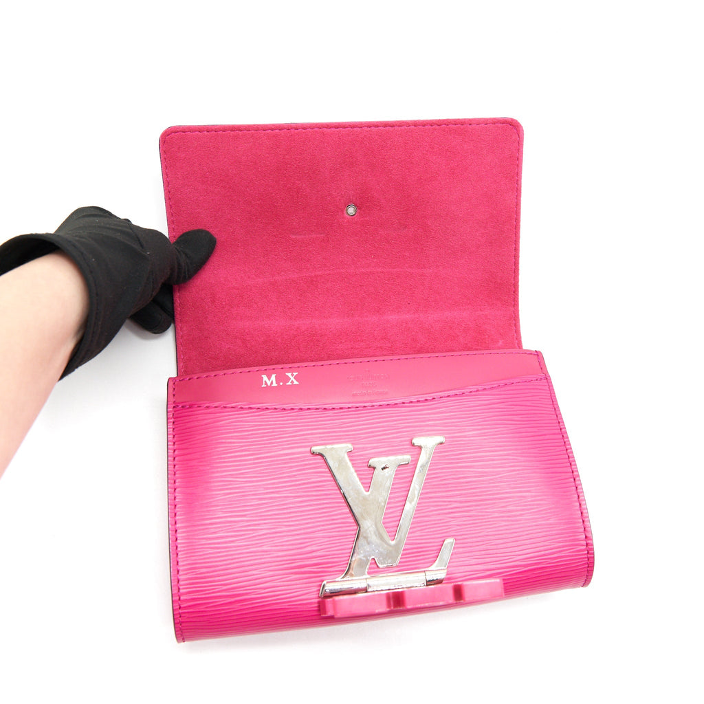 LOUIS VUITTON EPI LEATHER LOUISE BAG PINK