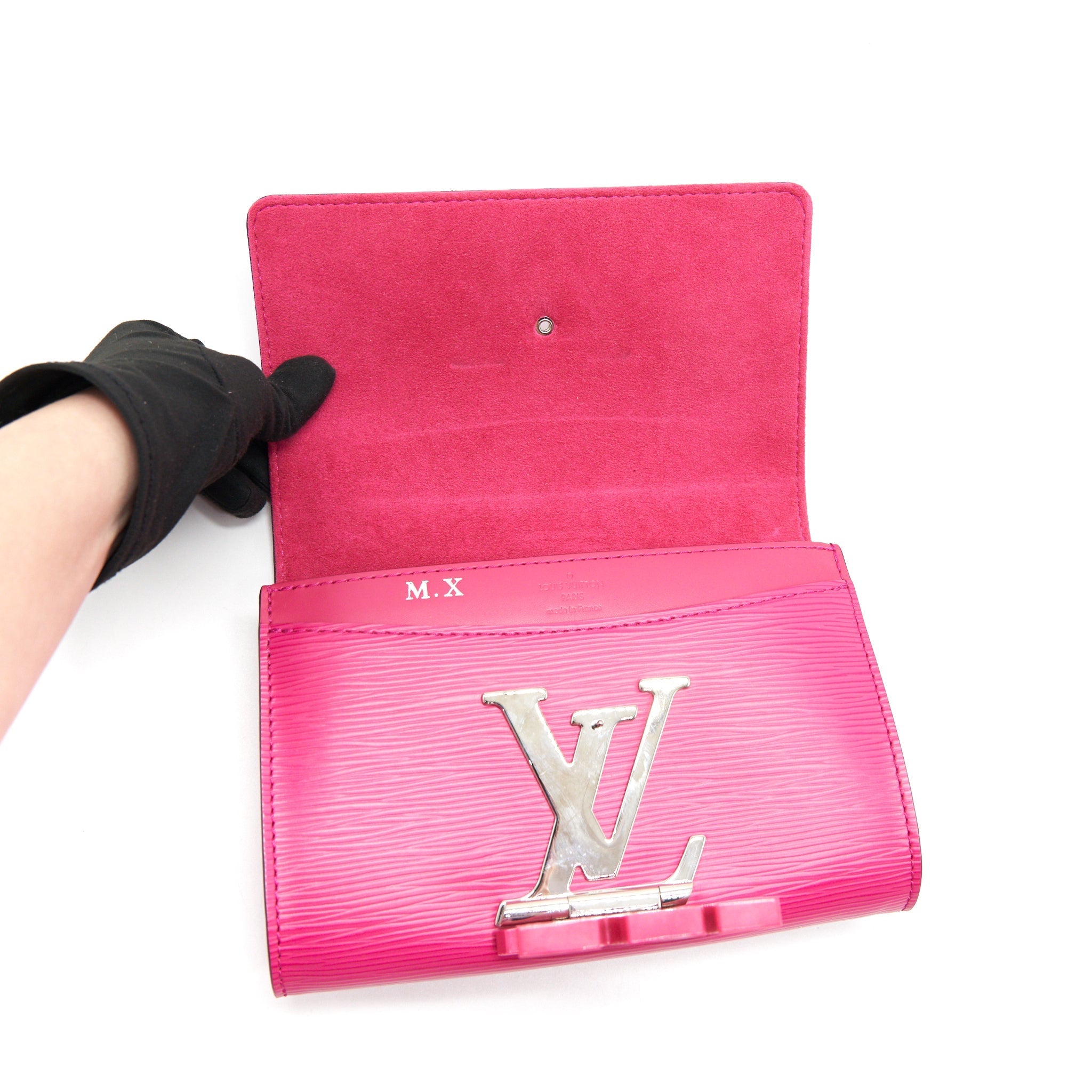 LOUIS VUITTON EPI LEATHER LOUISE BAG PINK
